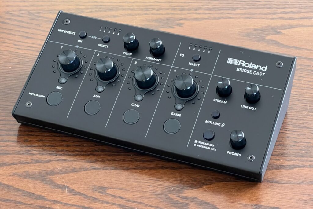 【新品】Roland BRIDGE CAST ゲーミングオーディオミキサー