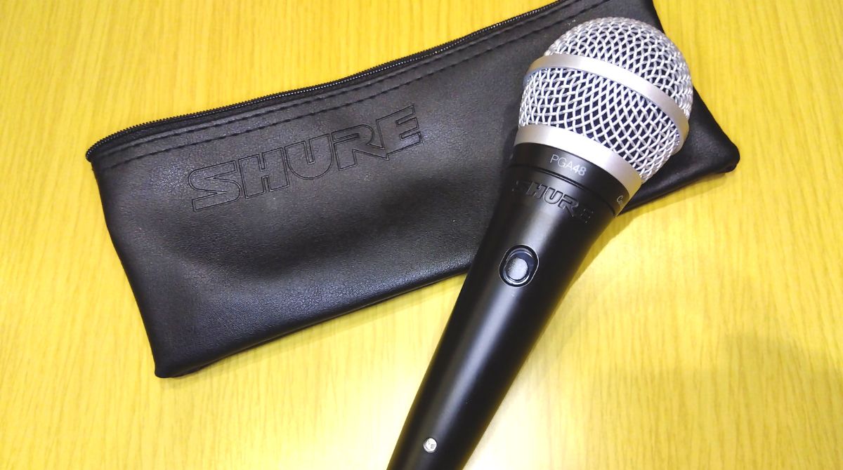 SHUREのPGA48を徹底レビュー！カラオケのマイマイクとして実際に